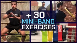 Top 30 Mini Band Exercises for Full Body Workout [upl. by Aibar]