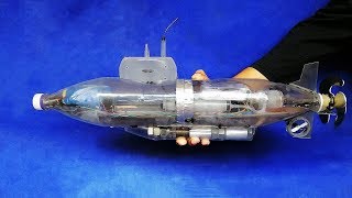 How To Make A RC Submarine  From Plastic Bottles  Amazing DIY Projects [upl. by Ainigriv578]