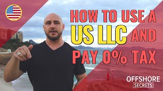 Achieve total taxfreedom through a US LLC as a NonResident [upl. by Arrotal]