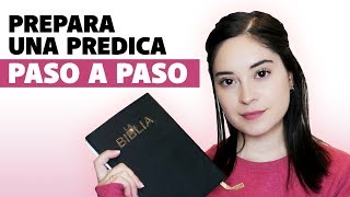 ¡Prepara una PREDICA fácil  rápido [upl. by Essa]