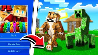 How to Download CRAZY CRAFT 40 MOD PACK on Minecraft PS4 Tutorial New Working Method 2021 [upl. by Eynahpets]