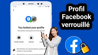 Comment verrouiller officiellement un profil Facebook 🔐 [upl. by Ynnep]