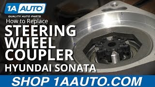 How to Replace Steering Wheel Coupler 1114 Hyundai Sonata [upl. by Enitsyrhc]