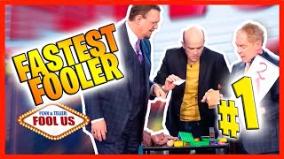 Jandro on Penn amp Teller FOOL US  FASTEST FOOLER IN HISTORY [upl. by Tristas]