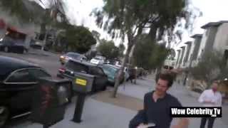 Andrew Garfield running after Paparazzi in Venice Beach [upl. by Luhem]