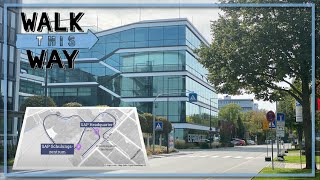 Walldorf SAP Campus Walking Tour  4k [upl. by Homer]