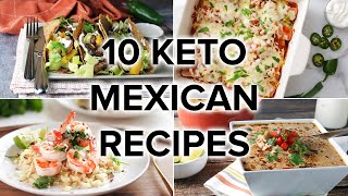 10 Keto Southwest Inspired Recipes LowCarb Mexican Food [upl. by Millie]