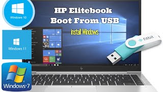 HP EliteBook 8470p Boot Menu From USB [upl. by Anaihr156]