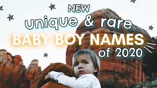 100 RARE amp NEW BABY BOY NAMES 2020  Cool  Unique Boy Baby Names I Love But Wont Be Using [upl. by Adnawad]