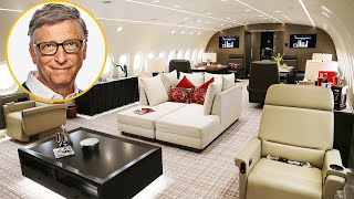 The Private Jets Of The Worlds Richest Billionaires [upl. by Neysa835]