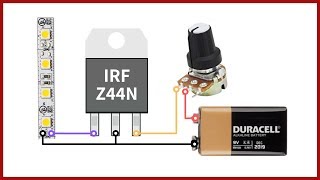 LED Strip Dimmer Circuit [upl. by Nidia546]