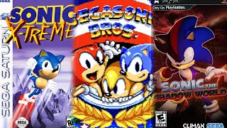 Cancelled Sonic Games [upl. by Harmonie]