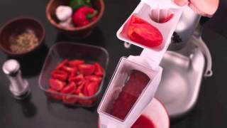 Fruit amp Vegetable Strainer amp Grinder Attachments  KitchenAid [upl. by Adnahcal626]