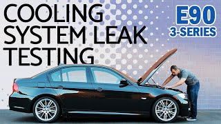 BMW E90 3Series Cooling System Leak Test [upl. by Armilda730]