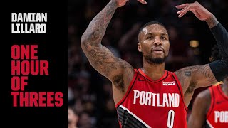 One hour of Damian Lillard making threepointers [upl. by Philine553]