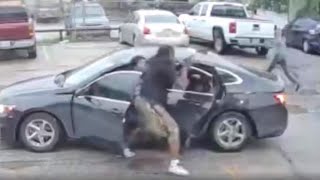 Watch Catalytic converter theft suspect opens fire on victims after they take his saw  Raw video [upl. by Eceertal287]