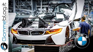 BMW i8 Production  EXTREME Modern CAR FACTORY [upl. by Ahsenid]