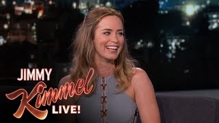 Emily Blunt Takes the REAL US Citizenship Test [upl. by Westleigh]