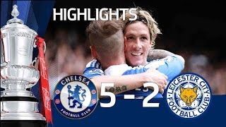 Chelsea 52 Leicester  Official goals and highlights  FA Cup Sixth Round 180312 [upl. by Sonitnatsnok]