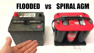 What Type Of Car Battery Should You Use Flooded vs AGM [upl. by Esinaej]