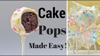 How To Make CAKE POPS  Easy Cake Pops Tutorial [upl. by Margarida]