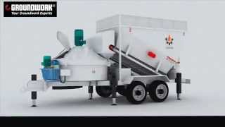 The Highly Efficient Mobile Concrete Batching Plant [upl. by Roer]