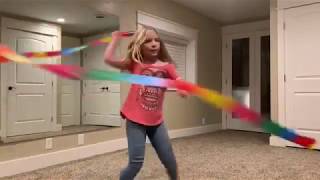 Beginner Ribbon Dance Tutorial by Paige [upl. by Eleph910]