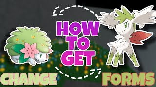 How to get Shaymin and change its form in Pokemon Brick Bronze [upl. by Macnamara]