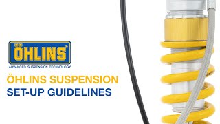 How to setup Öhlins rear suspension EN [upl. by Aicilra]