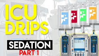 Sedation in ICU Patients Part 1  ICU Drips [upl. by Evets]