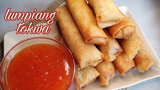 LUMPIANG TOKWA  TOFU SPRING ROLL  EASY RECIPE [upl. by Ailen]