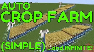 How To Build a AUTOMATIC FARM in Minecraft Simple [upl. by Anilrahc855]