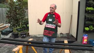 How To SetOut Posts For A Colorbond Fence  DIY At Bunnings [upl. by Nadler]