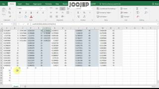 How to make a Bingo card using Excel [upl. by Ariaes]