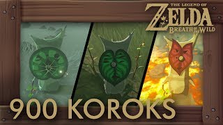 Zelda Breath of the Wild  All 900 Korok Seed Locations [upl. by Yoo]