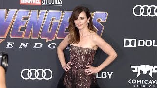 Linda Cardellini quotAvengers Endgamequot World Premiere Purple Carpet [upl. by Mayce]