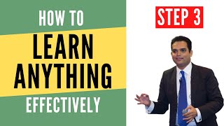 How to learn anything effectively  Step 3 of 7 [upl. by Telrats]