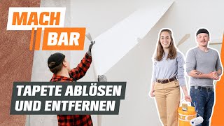 Tapete ablösen und entfernen  OBI [upl. by Naivat176]