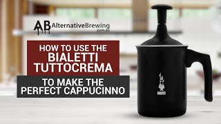 How to Use the Bialetti Tuttocrema Milk Frother [upl. by Ohnuj]