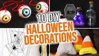 10 DIY Halloween Decoration Ideas  DIY Halloween Crafts [upl. by Sualokcin]