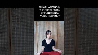 What Happens In A First Functional Voice Method Lesson [upl. by Thorny420]