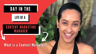 Day in the Life of a Content Marketing Manager [upl. by Yelkrab]