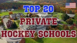 Top 20 Private Hockey Schools in the United States [upl. by Adnar]