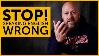 STOP speaking wrong English  How to create perfect English [upl. by Assilen]