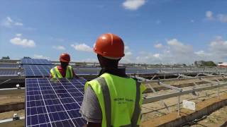 SolarAfrica Delivers East Africas Largest Industrial Solar System [upl. by Nnaarat]