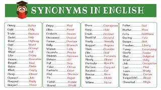 120 Super Common Synonyms to Increase Your Vocabulary in English [upl. by Ierna]