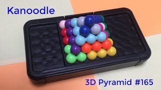 Kanoodle Game Puzzle Tutorial Pyramid 165 [upl. by Elsey]