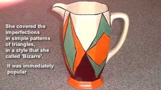 Clarice Cliff  Art Deco  English ceramic artist [upl. by Auhsuj]