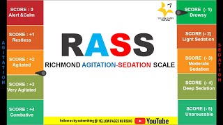 RICHMOND AGITATION SEDATION SCALE RASS AND NURSES [upl. by Platon]