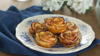 Tartelettes roses aux pommes  très rapides [upl. by Innavoj880]